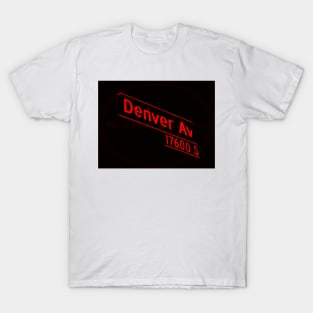 Denver Avenue, Los Angeles, California by Mistah Wilson T-Shirt